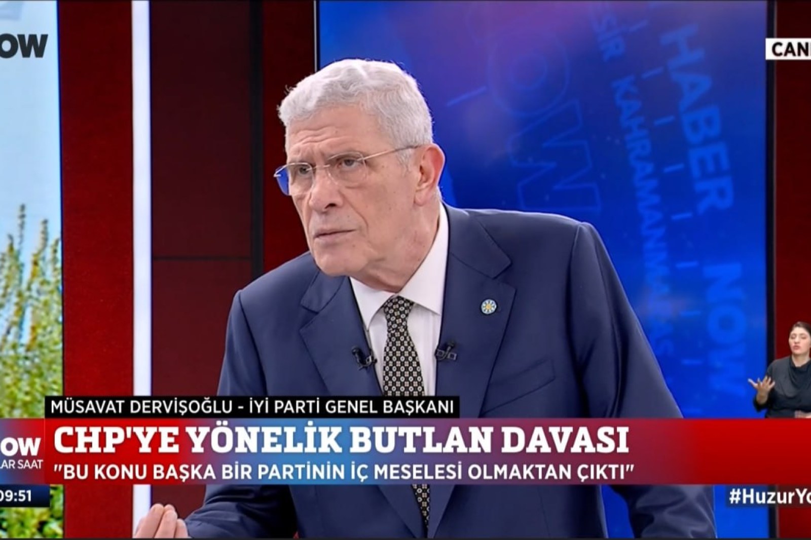 Genel Başkanımız Sayın Müsavat Dervişoğlu, NOW TV ekranlarında İlker Karagöz’ün gündeme dair sorularını yanıtladı.
