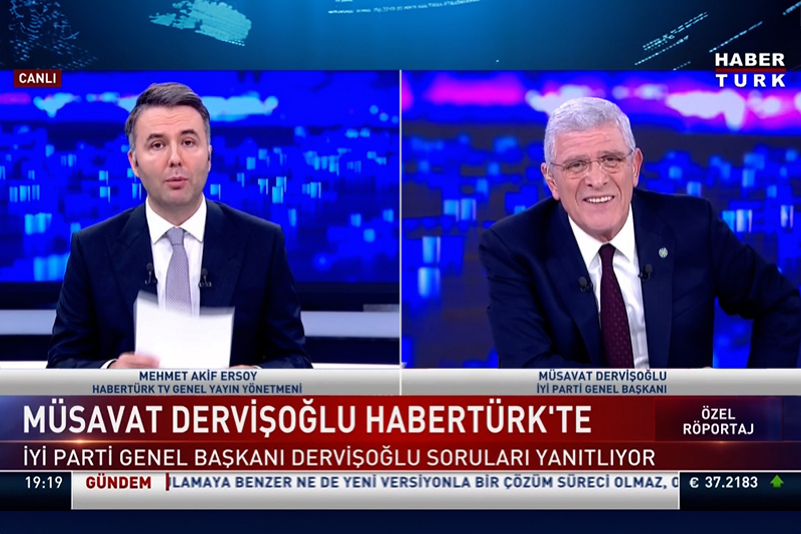 İYİ Parti olarak partimin, Müsavat Dervişoğlu olarak da şahsımın bu piyeste rol almayacağını ifade ediyorum.