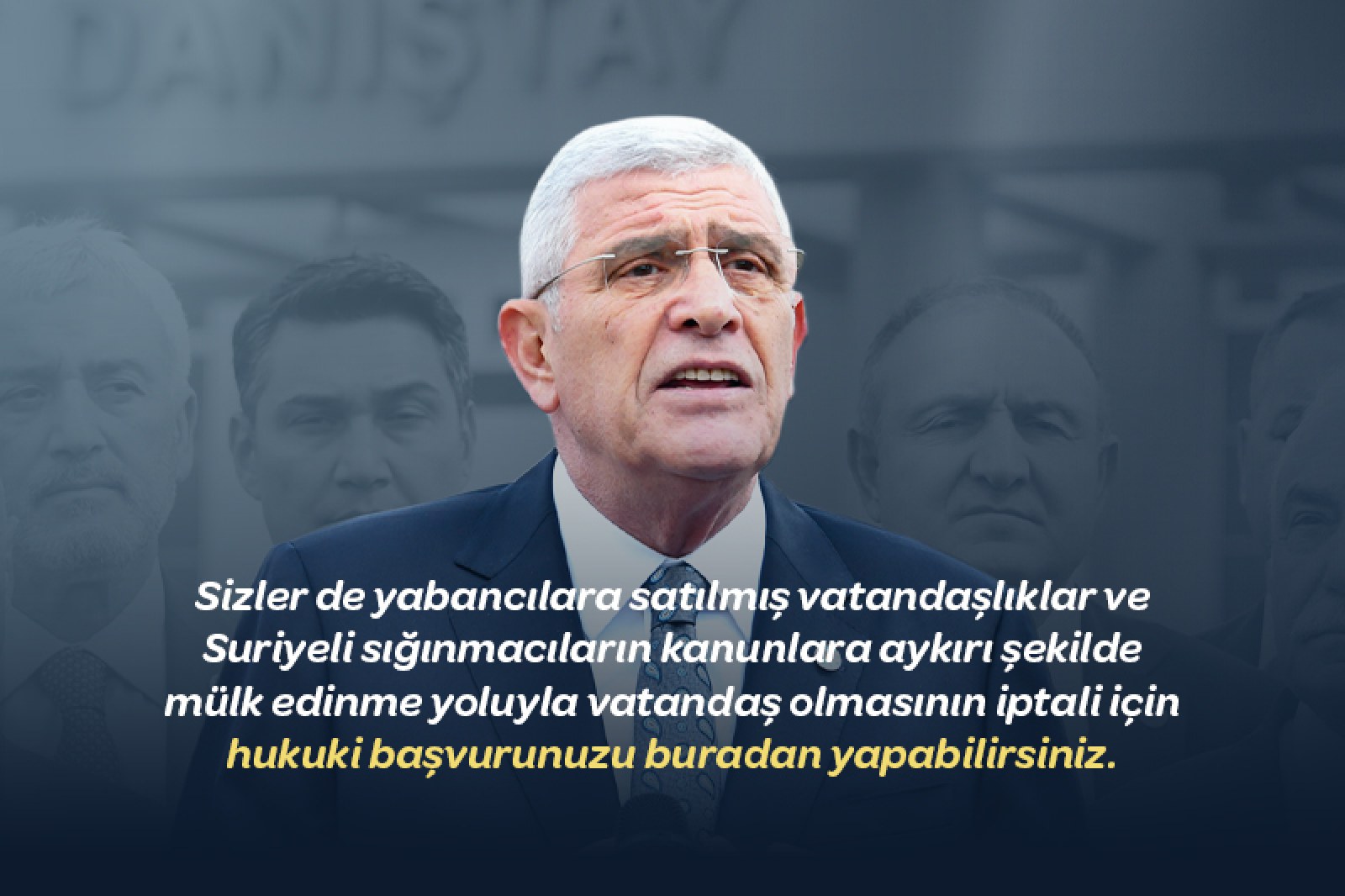 Millî güvenliğimizi, sınırlarımızı, egemenlik haklarımızı hedef alan bu tehdidin bertarafına çalışmak millî bir görevdir.
