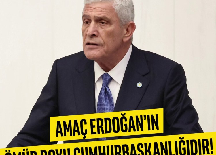 Amaç, Erdoğan’ın ömür boyu Cumhurbaşkanı kalabilmesinin önünü açmaktır!