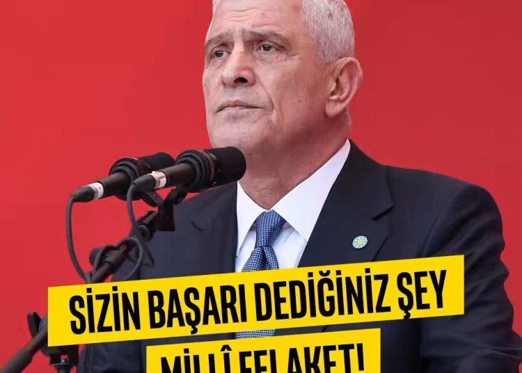Sizin başarı dediğiniz şey millî felakettir!
