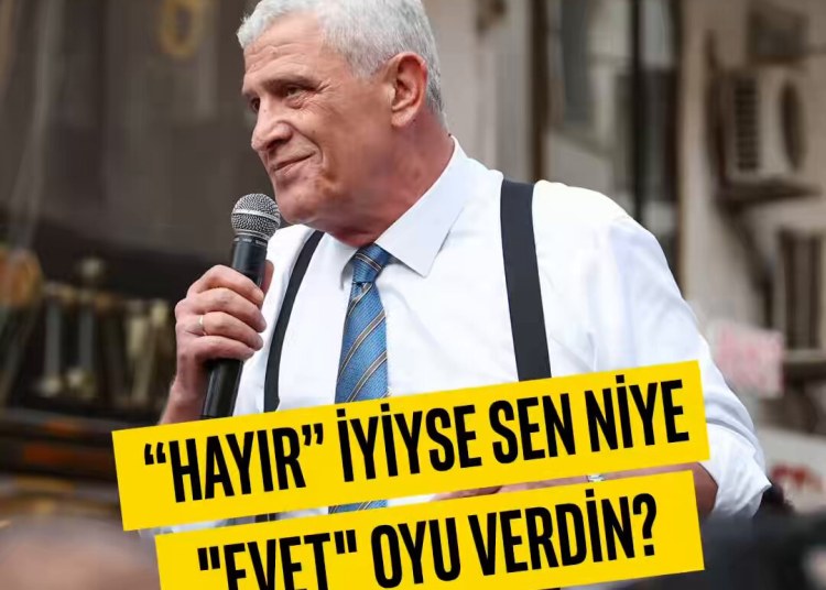 “Hayır” demek iyiyse sen niye “evet” oyu verdin?
