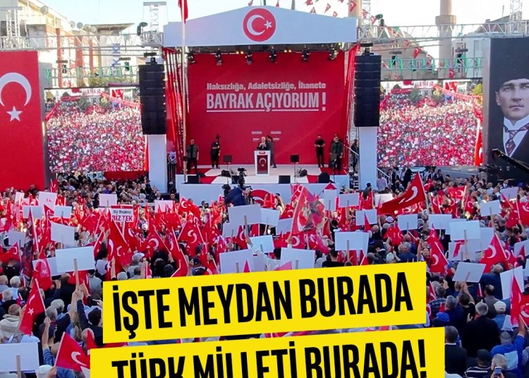 İşte meydan burada, Türk Milleti burada!