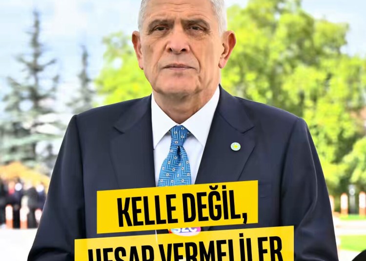 Bizim iktidardan istediğimiz; münferit suç kapsamında birkaç kelleyi değil, özüyle köküyle hesap vermesidir.