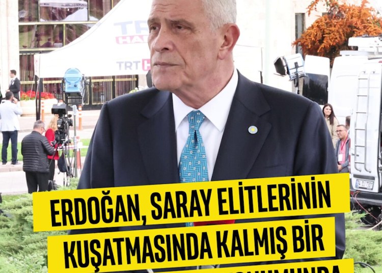 Erdoğan iktidara gelen Erdoğan değil, saray elitlerinin kuşatması altında kalmış bir Cumhurbaşkanı konumunda.