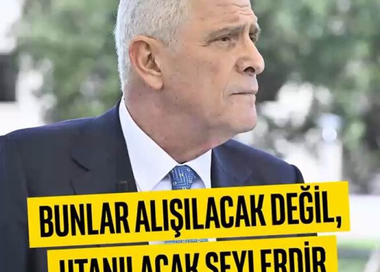Milletimizin alışmasını istiyorlar. Bunlar alışılacak değil, utanılacak şeylerdir !
