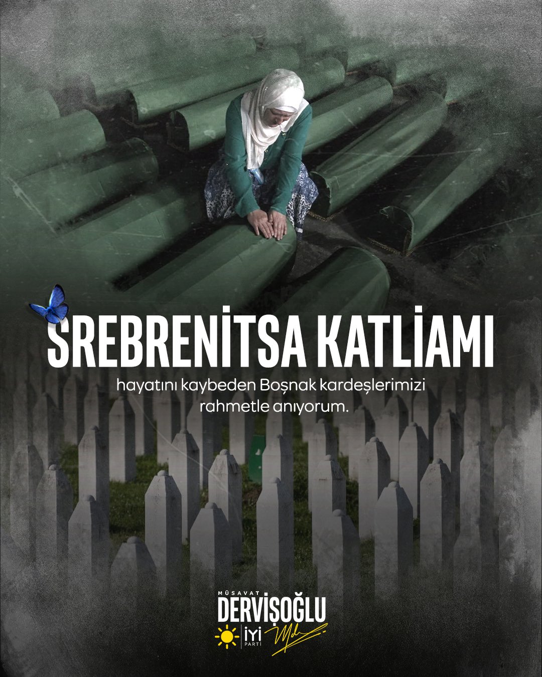 İnsanlık tarihinin en karanlık sayfalarından biri olan Srebrenitsa Soykırımı'nın 31. yıl dönümünde...
