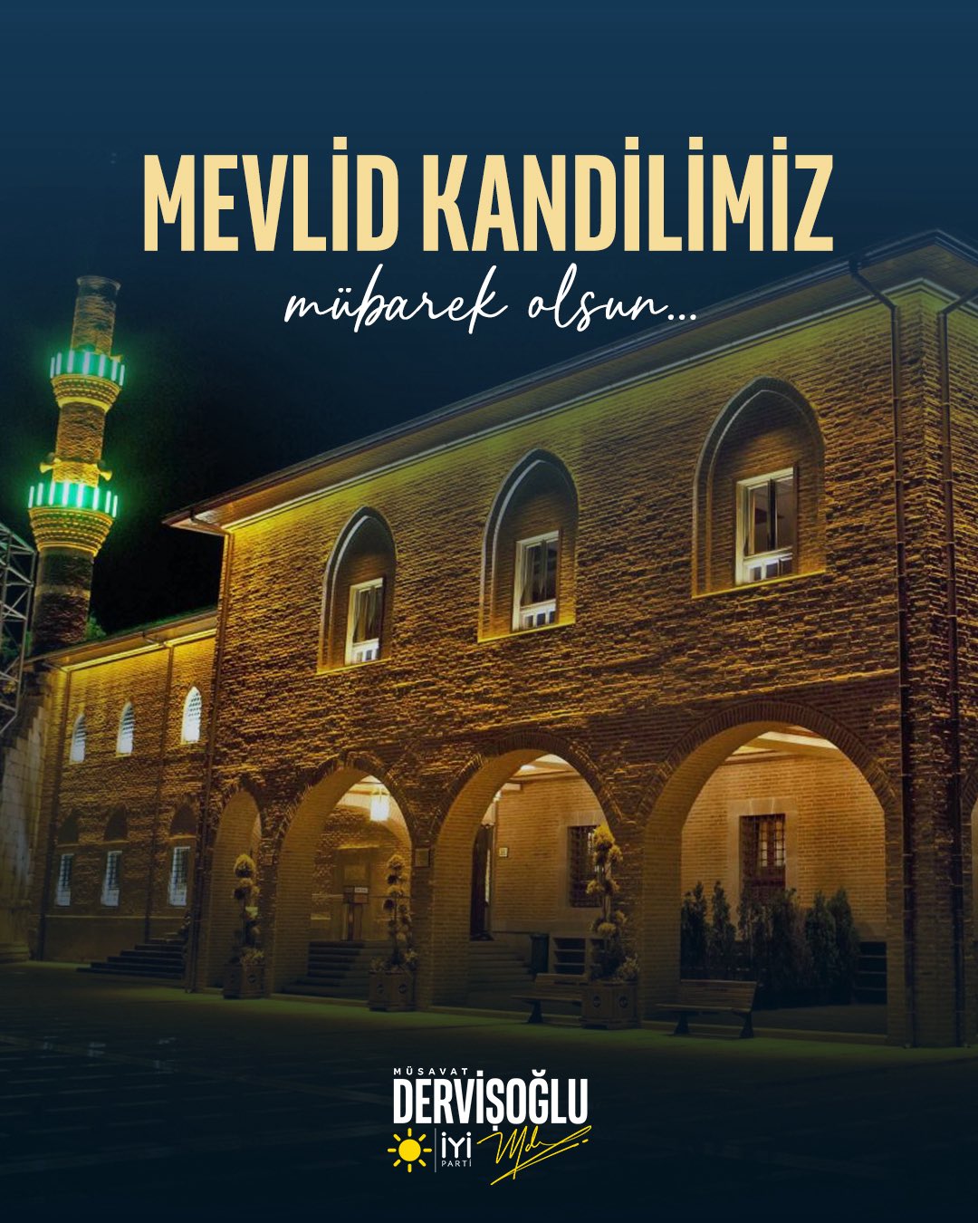 Hazreti Peygamberimizin dünyayı şereflendirdiği bu mübarek gecede, yüreklerimiz bir, dualarımız kabul olsun...