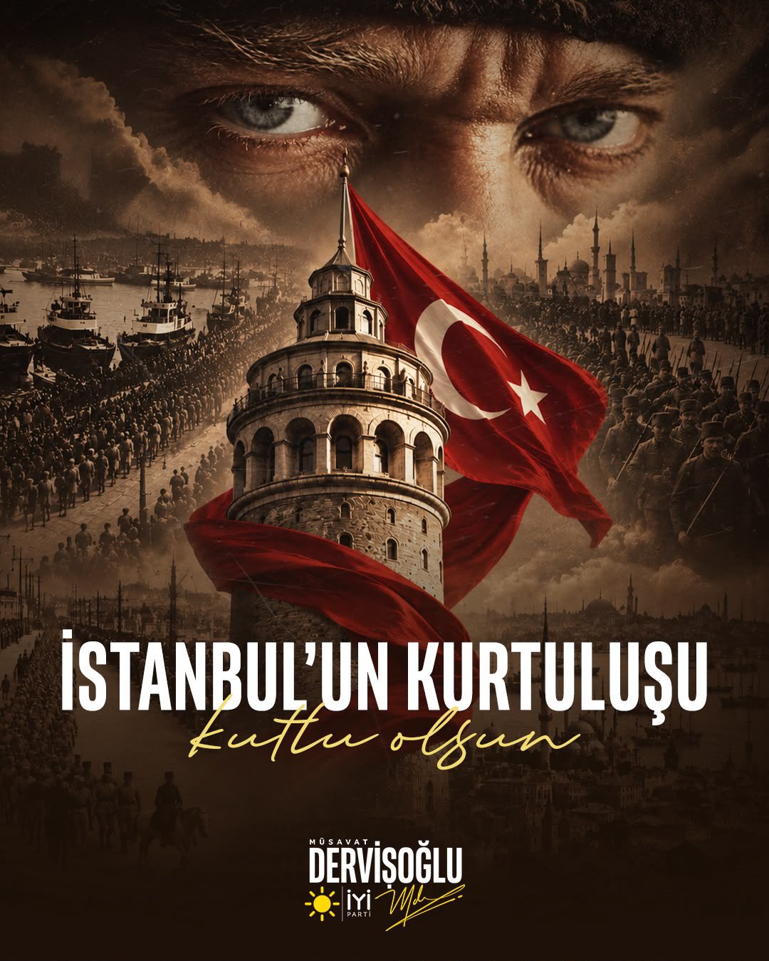 "Geldikleri gibi gittiler!" 6 Ekim 1923’te İstanbul’u işgalden kurtararak yeniden hürriyetine kavuşturan...