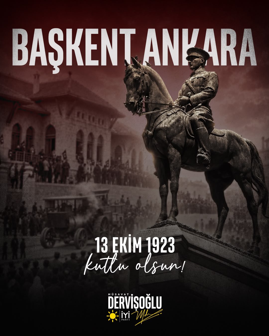 103 yıl önce vurulan mühür; “Türkiye Cumhuriyeti’nin başkenti Ankara’dır.” Kutlu olsun !